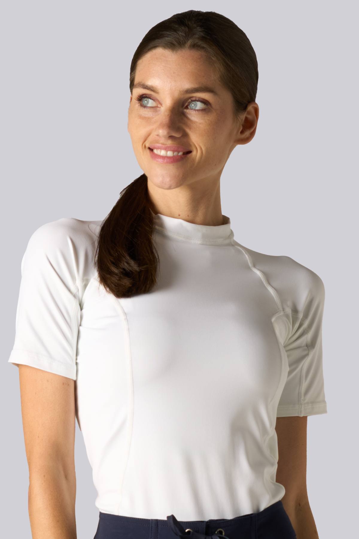 Ladies Short Sleeve Rash Guard