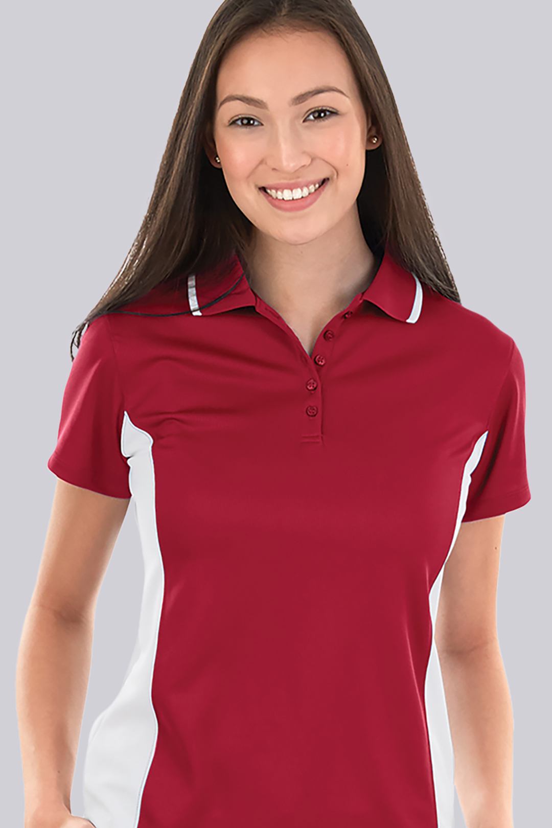 Ladies Color Blocked Polo
