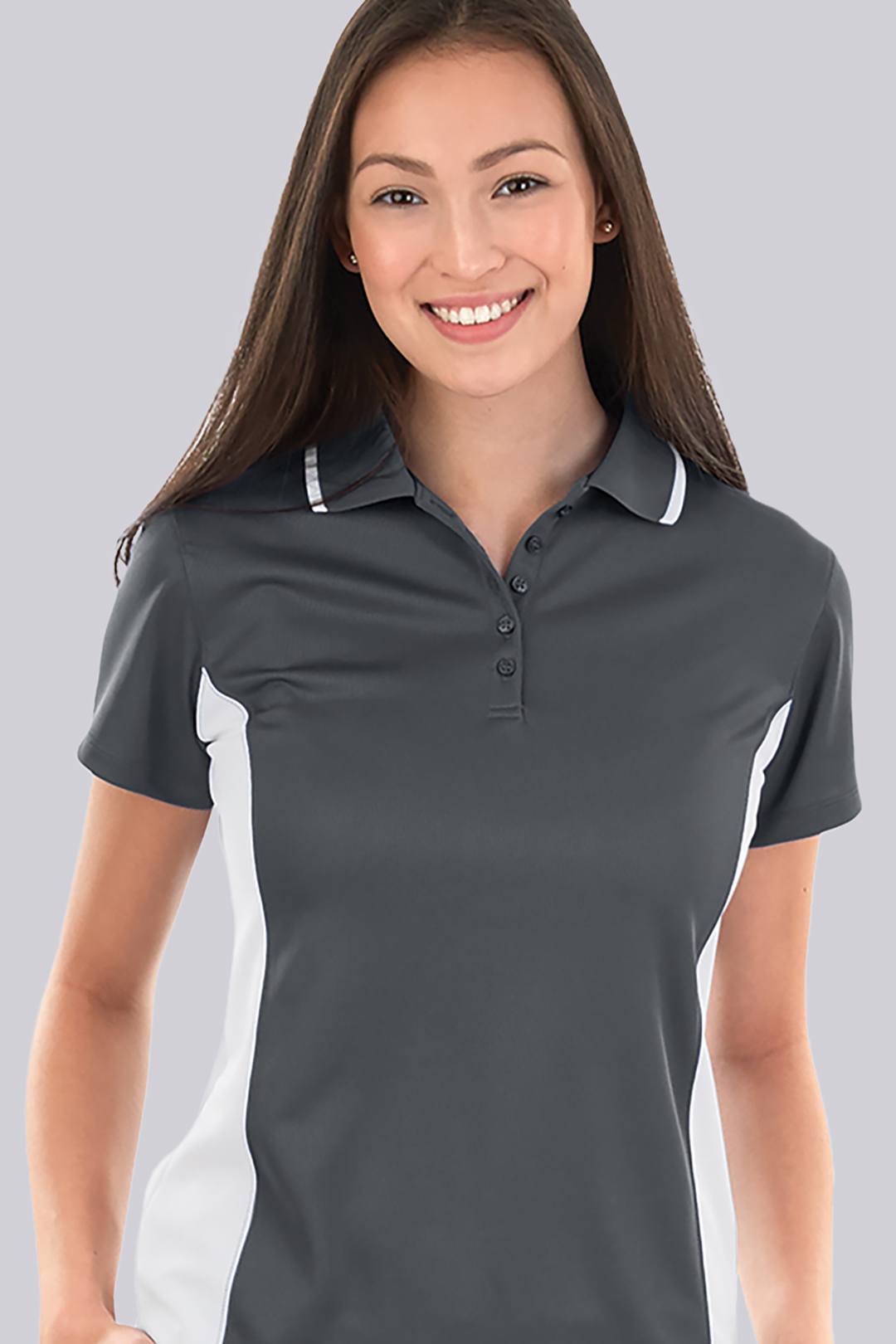 Ladies Color Blocked Polo