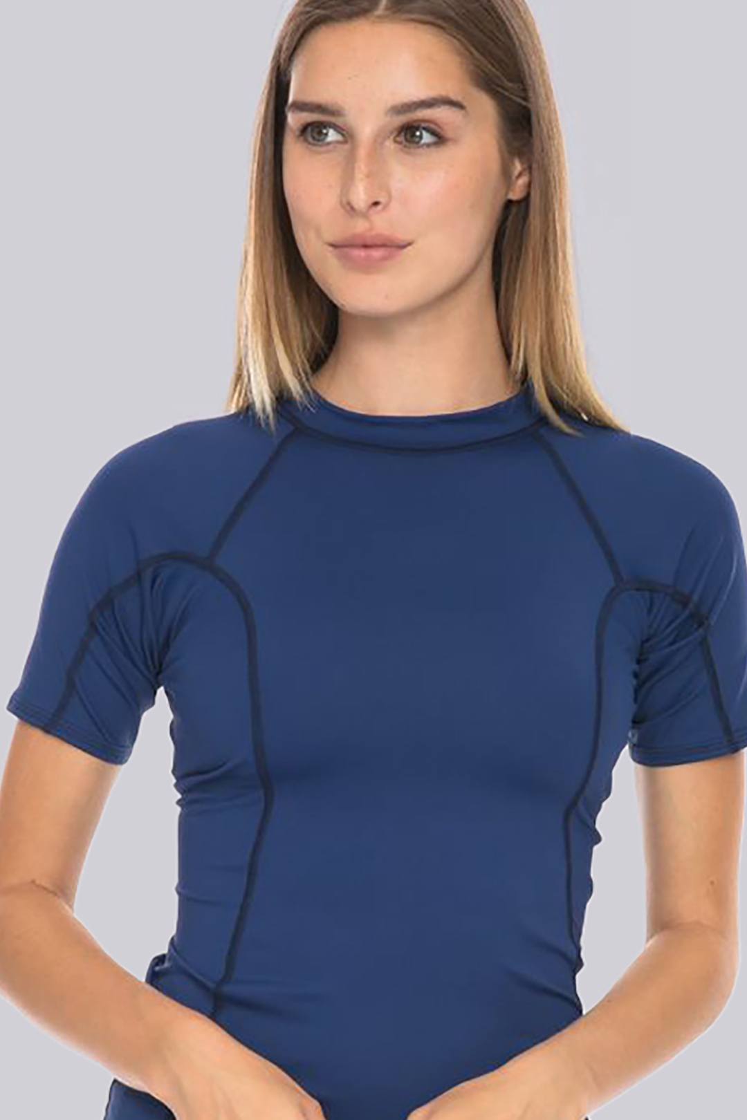 Ladies Short Sleeve Rash Guard
